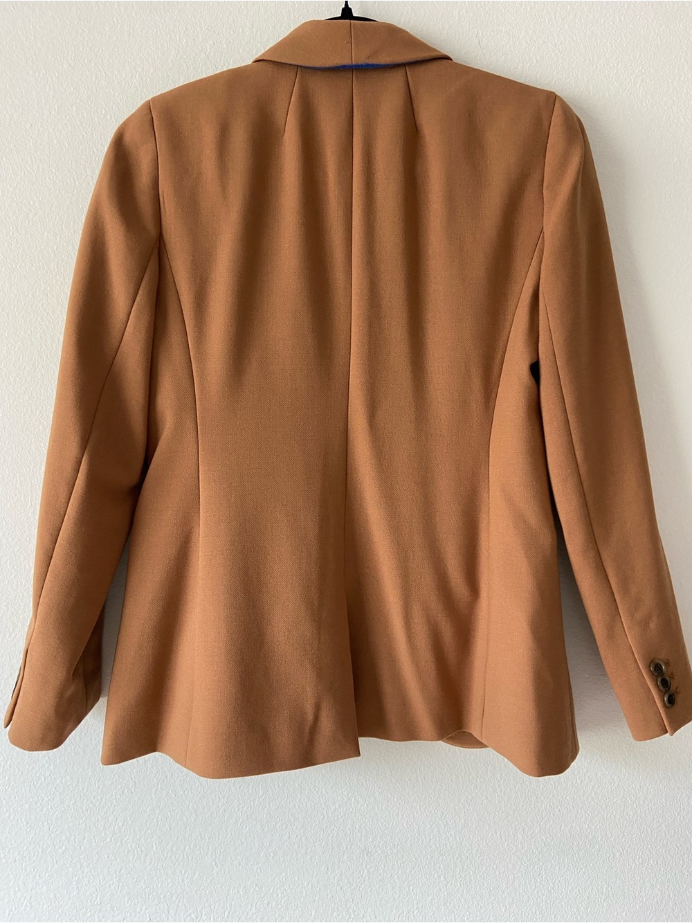 J.Crew Camel Shawl Collar Blazer Size 2 Tailored One Button Career Jacket - Picture 10 of 12